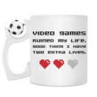 Кружка с футбольным мячиком