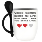 Кружка с ложкой