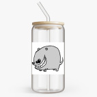 Банка с бамбуковой крышкой