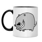 Кружка двухцветная