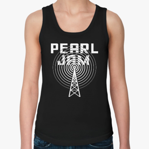 Женская майка с принтом Pearl Jam