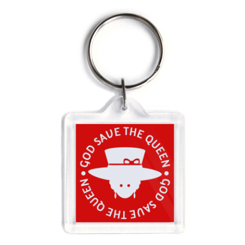 Брелок с принтом  Королева Елизавета II