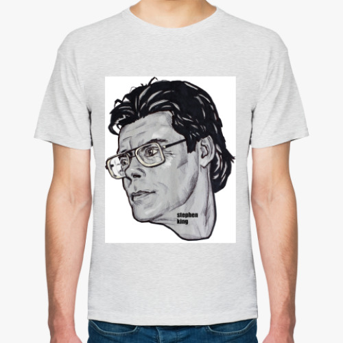 Футболка с принтом  Stephen King Кинг