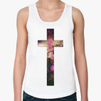 крест с текстурой galaxy