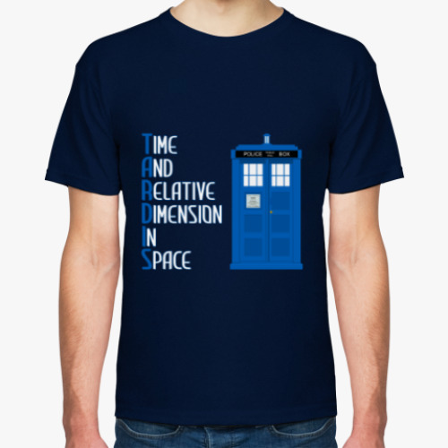 Футболка с принтом TARDIS Doctor Who