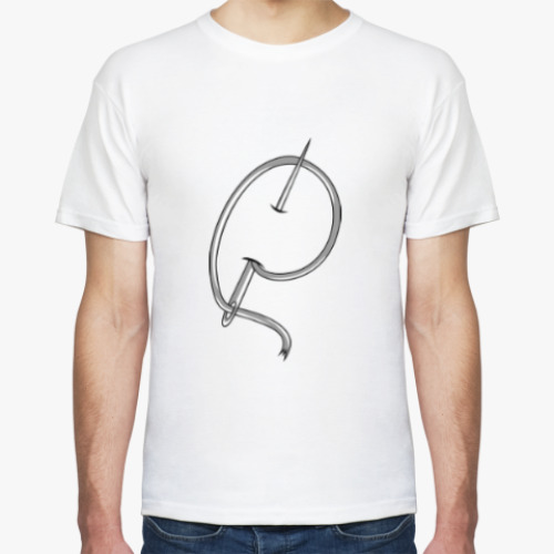 Футболка с принтом Игла и нить