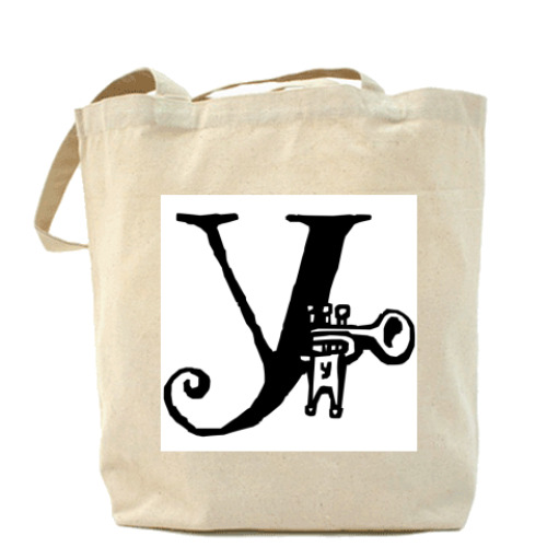 Сумка шоппер с принтом  Бормор