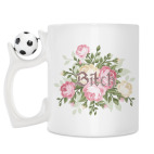 Кружка с футбольным мячиком