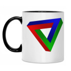 Кружка двухцветная