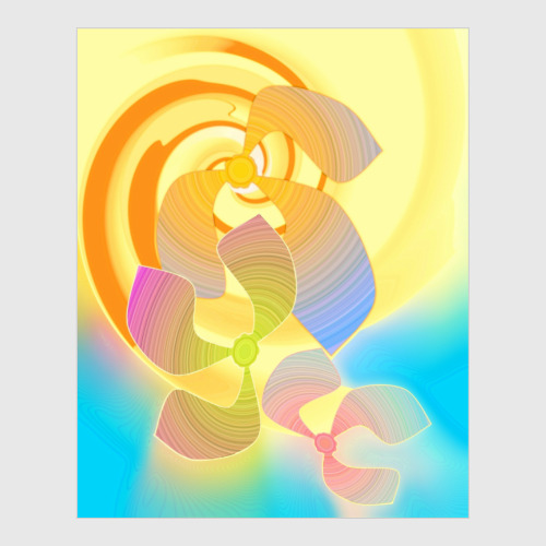 Постер с принтом Солнце