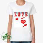 Женская футболка органик