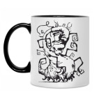 Кружка двухцветная