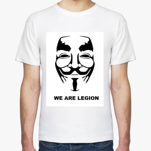 Футболка с принтом We are legion