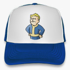 Кепка Trucker, синяя Волт-бой  Fallout