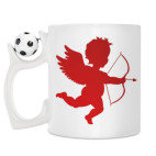 Кружка с футбольным мячиком