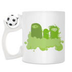 Кружка с футбольным мячиком