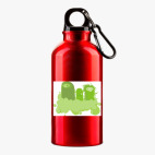 Металлическая бутылка 400 мл UV-DTF