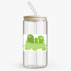 Банка с бамбуковой крышкой