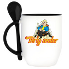 Кружка с ложкой