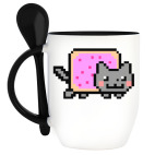 Кружка с ложкой