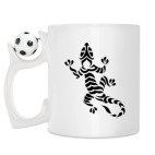 Кружка с футбольным мячиком