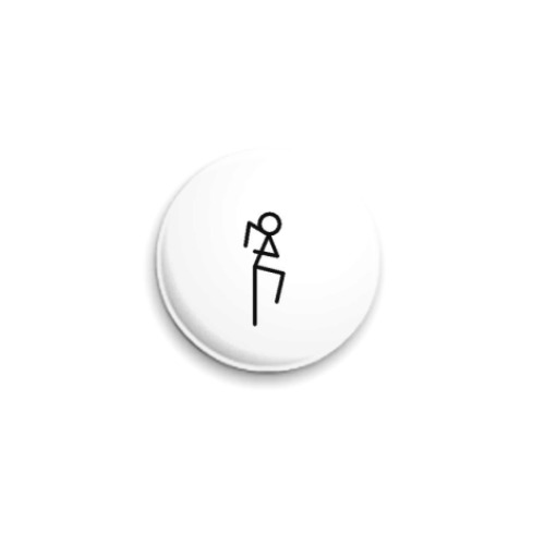 Значок 25мм с принтом Упячка