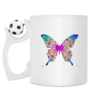 Кружка с футбольным мячиком