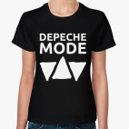 Классическая женская футболка Depeche Mode