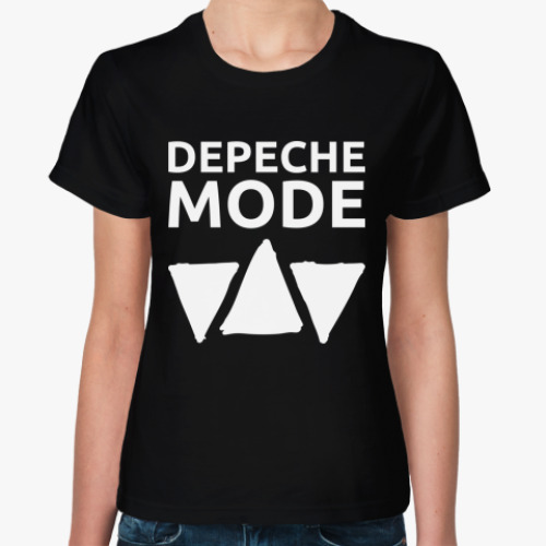 Женская футболка с принтом Depeche Mode