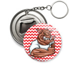 Брелок-открывашка 50 мм Кабан