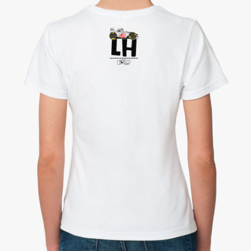 Классическая футболка с принтом LEWIS WINNER