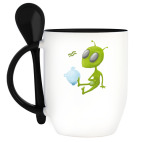 Кружка с ложкой