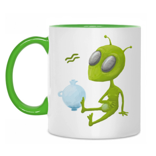 Кружка с принтом Пришельцы