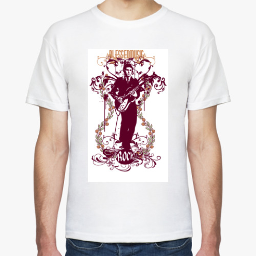 Футболка с принтом Blassed music