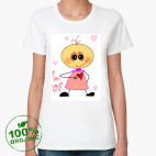 Женская футболка органик