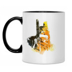 Кружка двухцветная