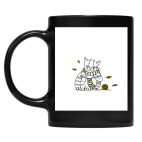 Кружка цветная UV-DTF