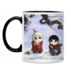 Кружка двухцветная