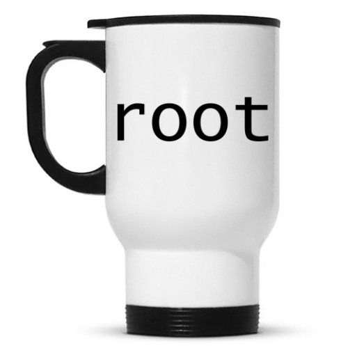 Кружка-термос с принтом root
