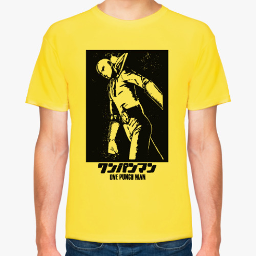 Футболка с принтом Ванпанчмен One Punch Man