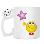 Кружка с футбольным мячиком