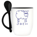Кружка с ложкой