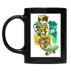 Кружка цветная UV-DTF