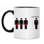 Кружка двухцветная