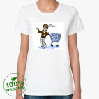 Женская футболка органик