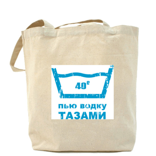 Сумка шоппер с принтом 40degrees