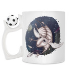 Кружка с футбольным мячиком