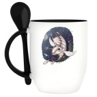 Кружка с ложкой