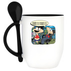 Кружка с ложкой