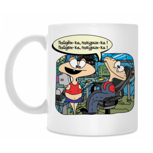 Кружка с принтом Масяня